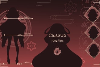 make a costume vtuber debut model reveal overlay
