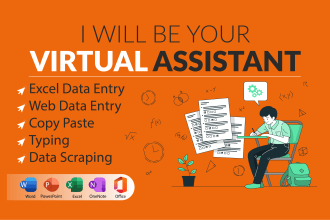 do excel data entry convert PDF to excel copy paste and type in low price