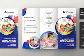 design a creative business brochure for your company profile