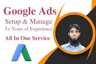 setup and manage your google ads adwords PPC campaigns, ads manager