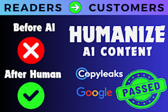 humanize ai content with top ranking ai content editing and rewriting services