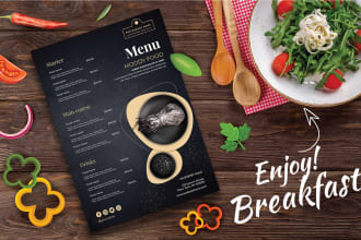 do unique food menu modern restaurant menu and price list