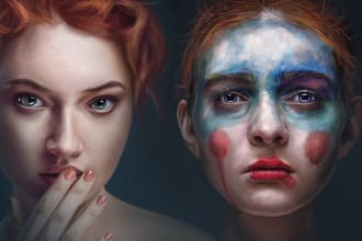 paint a portrait digital painting