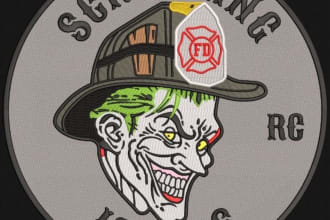 digitize logo into embroidery digitizing dst pes ofm in few hour