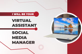 be your virtual and personal assistant for social media and content manager