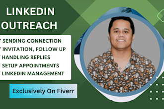 do linkedin outreach campaign and appointment setting