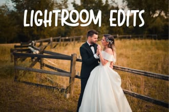 professionally edit wedding and family photos