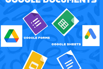 create, manage google docs, sheets, forms and slides