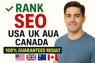 provide monthly local SEO service in USA UK australia germany or canada