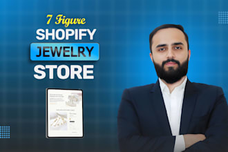 design 7 figure shopify jewelry store for USA, UK or build your branded website