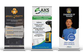 create roll or pull up banners