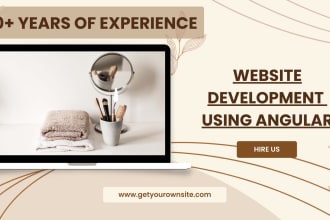 develop website using angular