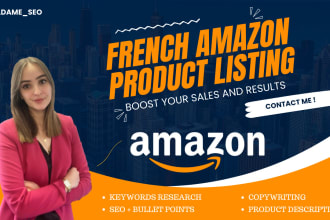 write professional amazon listing descriptions with SEO keywords optimization