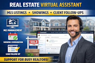 manage mls listings, and showings for realtors