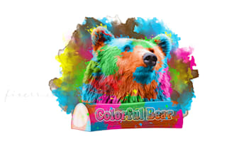 do trendy unique watercolor graphic t shirt design and watercolor art
