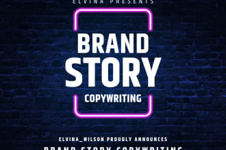 write your perfect brand story aka brand, company profile