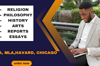 write on religion, philosophy, arts and history essays