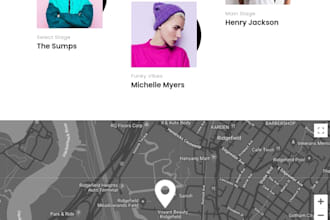 create music festival concert website