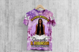 design memorial funeral rip in loving memory t shirt design