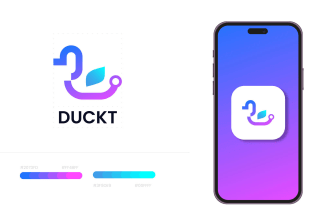modern minimalist tech, startup, crypto, security, app logo design