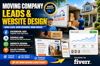 get moving company leads build logistics freight movers shipping moving website