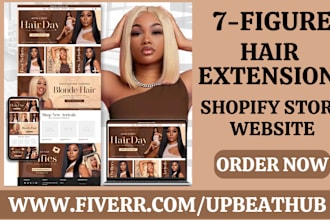 design luxurious shopify hair extension store hair care hair extension website