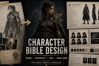 write a dnd character backstory or complete character bible for your campaign