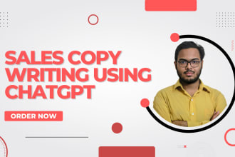 provide chat gpt based sales copy writing