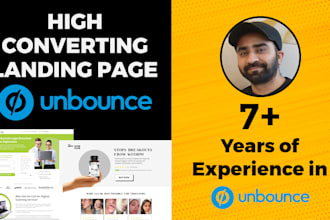 build high converting landing page using unbounce instapage wix