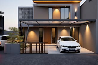 design detailed interior and eksterior space