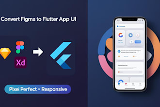 create mobile app frontend using flutter