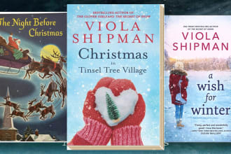 design attractive christmas book cover or ebook cover with free source file