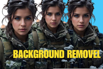 do background remover, photo retouching and photo editing