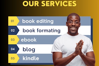 professionally edit and proofread your book ebook
