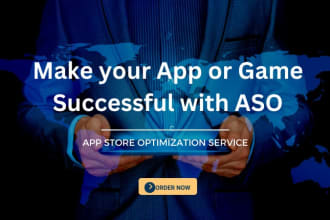provide expert,aso,app store optimization