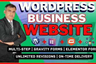 build a local business or charity website with gravity forms
