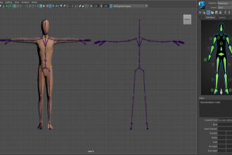 retarget animation on any character rig