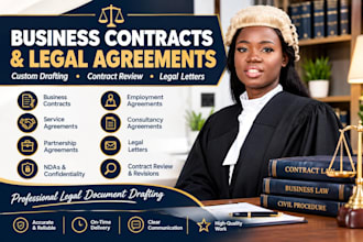 draft business contracts agreements and legal letters