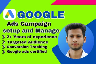 setup and audit google ads campaigns specialist