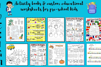 design custom educational worksheets