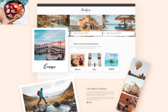 do travel blogger website design