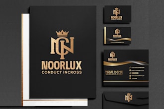 design minimalist world class luxury logo