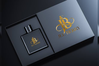 do elegant letter, perfume logo design, or cosmetic product label design