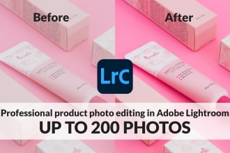 professionally edit your product images in lightroom