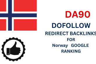 boost norway seo with da90 norwegain dofollow backlinks