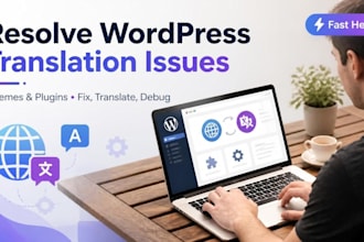 help you resolve wordpress themes and plugins translation issues