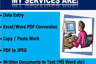 do copy paste, data entry and filling forms