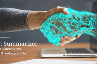 make a article summarizer using llm