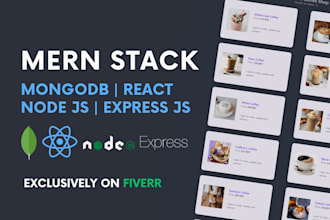 develop a website using mongodb, react, node, express, mern stack