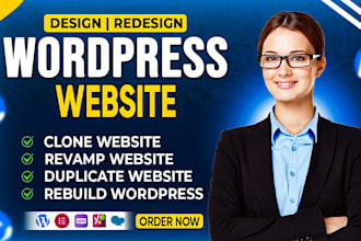 design or redesign wordpress websites with wpbakery,elementor, and divi